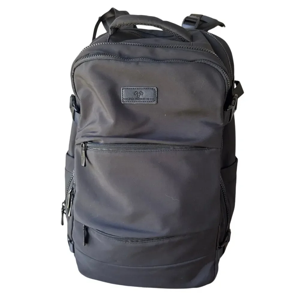 Jack Abrahams The Diego 45L Travel Backpack in Black NEW